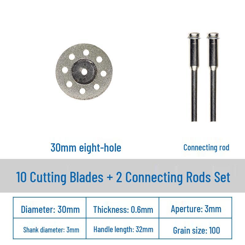 Diamond Cutting Disc for Grout, Jade, Glass, Ceramic; Seam Cleaning Blade for Hand Drill, Small Slice for Wine Bottles.