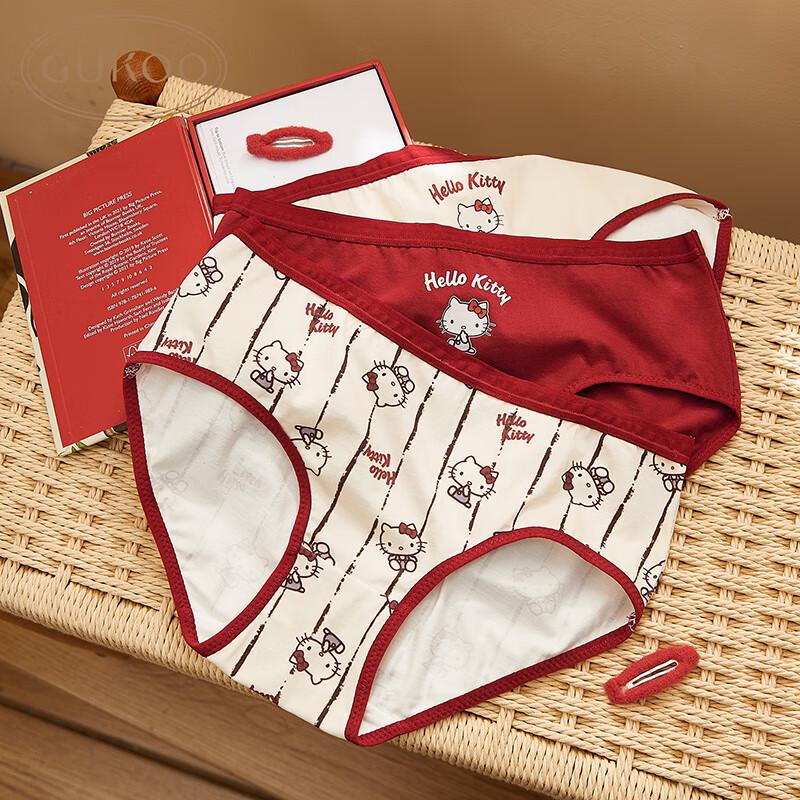 

Жіноча бавовняна білизна Gukoo Hello Kitty, 3 шт.