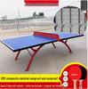 Folding Indoor Standard Size Movable Table Tennis Table with Free Shipping