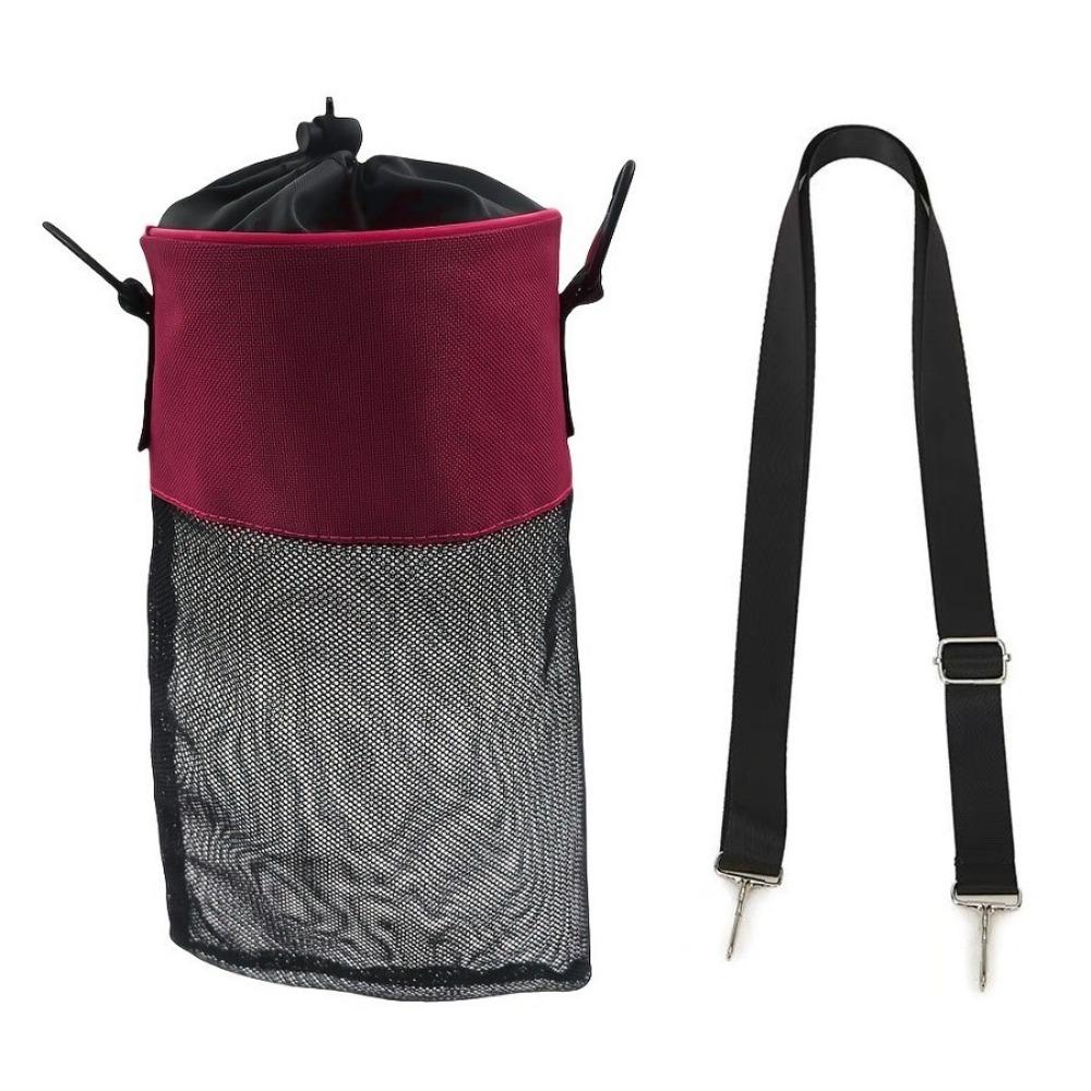 

Drawstring Closure Hanging Grid Bag Grid Design Clothespin Organization Bag Outdoor Use розы красного