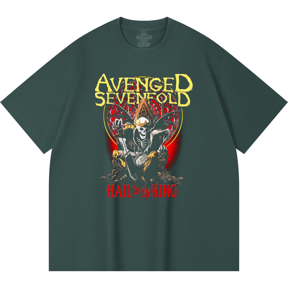 230 g/m² 100% Baumwolle Heavy Metal T-Shirt Rockband Beliebte Musik Druck Unisex Schweres Baumwoll-T-Shirt