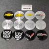 56-65mm Car Wheel Center Hub Cap Emblem Sticker Accessories For Chevrolet Cruze Sonic Silverado Trax Camaro Captiva Aveo Z71 SSR
