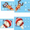 Home Decoration Deer Santa Claus Merry Christmas Xmas Decals Wall Stickers
