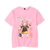 New Anime Anya Forger T-Shirt Women Fashion Harajuku T Shirt Summer Cool Short Sleeve Hip Hop Top Tee