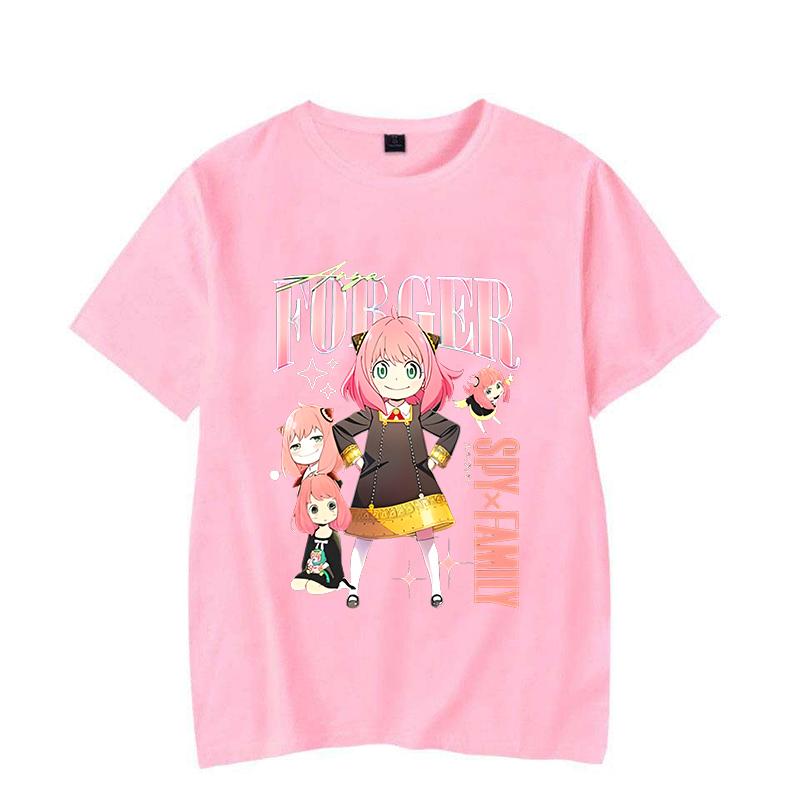 New Anime Anya Forger T-Shirt Women Fashion Harajuku T Shirt Summer Cool Short Sleeve Hip Hop Top Tee