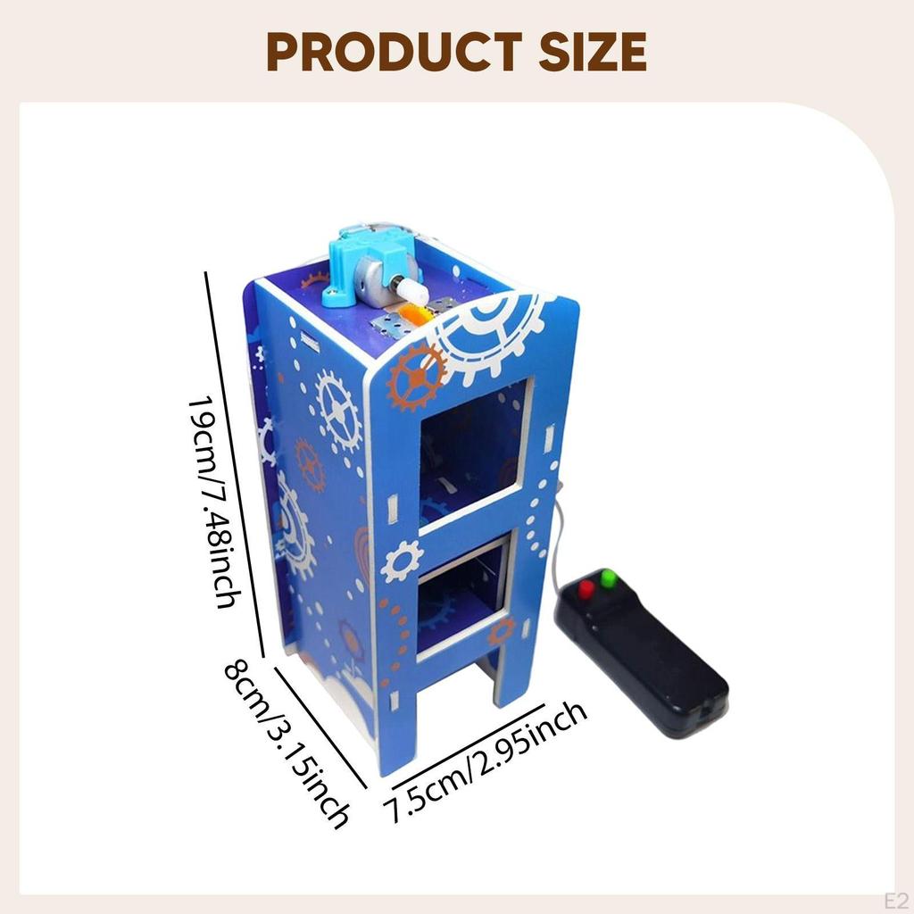 DIY Elevator Toy School Projects Kids Science Experiment Kit Material Package Educational Learning