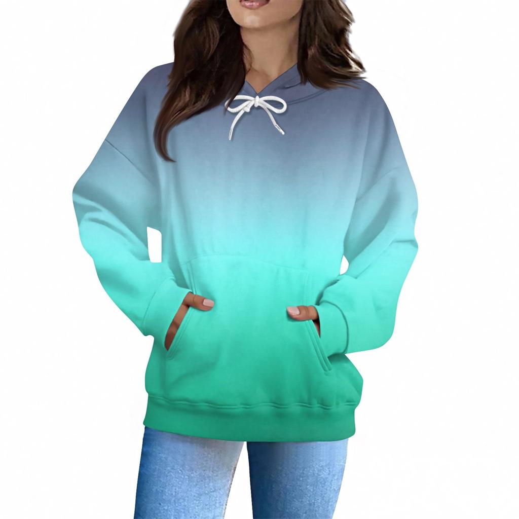 Women's Fashion Daily  Casual V-Neck Long Sleeve Printed Top