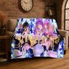 KPop Dämonenjäger Saja Jungs Cartoon Weiche Flanell-Kuscheldecke, Warme Gemütliche Decke für Bett, Couch, Sofa, Schlafzimmer, Wohnzimmer, Reisen