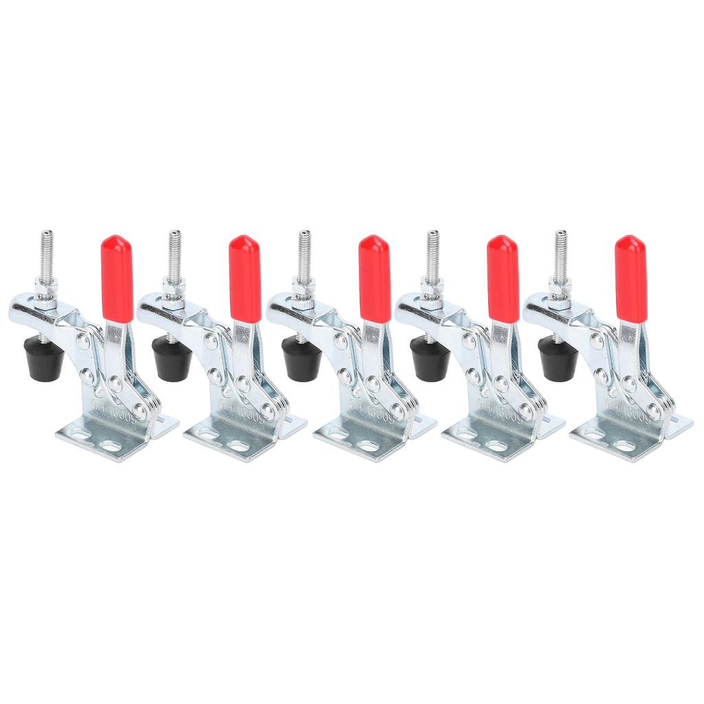 5Pcs QuickRelease Toggle Clamp Vertical Fixture Fastening Workholding Tool 30kg Clamping Force