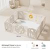 Baby Playpen and Crawling Mat: Indoor Infant Safety Fence for Living Room Floor.