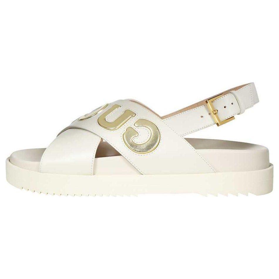 Gucci Wmns Sandal 'White Metallic Gold' Women's 738691 AAB3K 9267