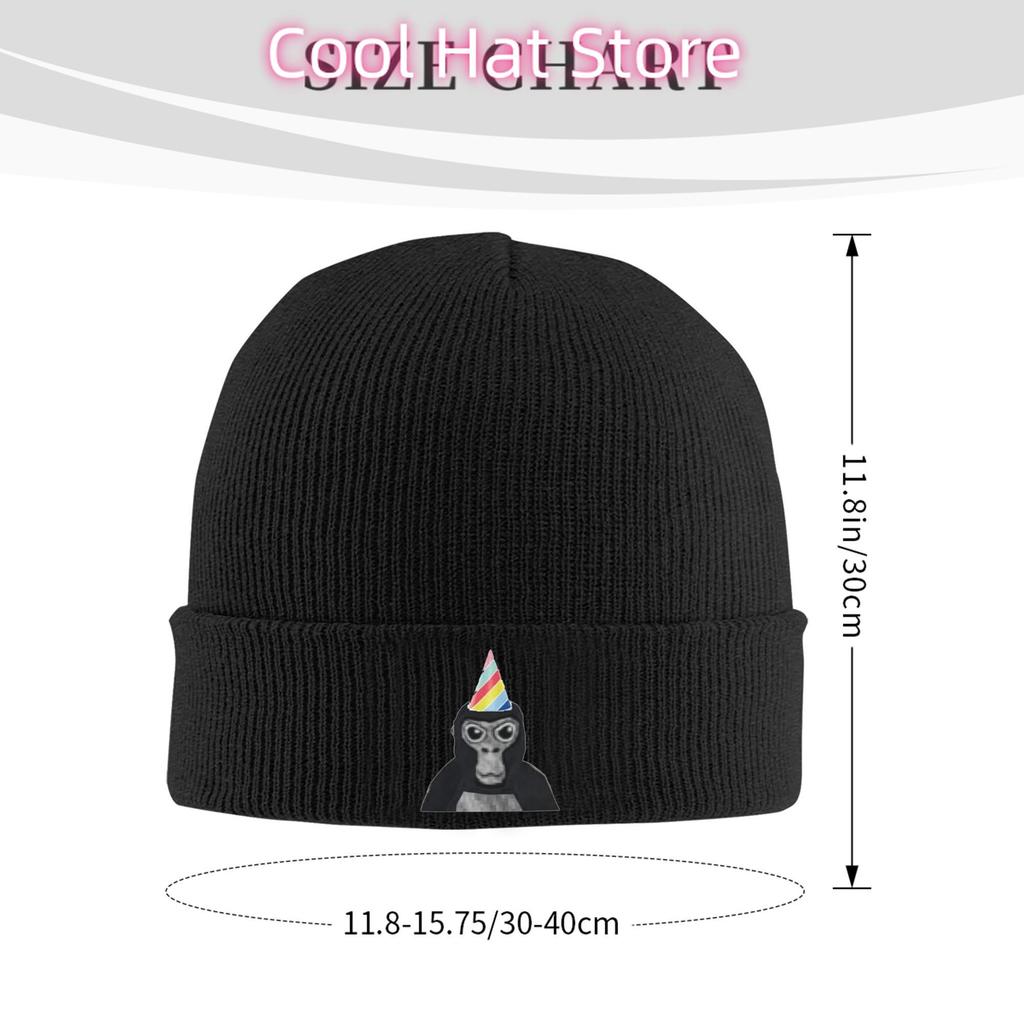Gorilla Tag Monkey Winter Skullies Beanies Hat Warm Autumn Knitted Hats Bonnet Caps for Women Men