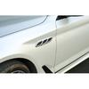 Fit For BMW X3 G01 2018-  Chrome ABS Front Side Vent Fender Cover Trim