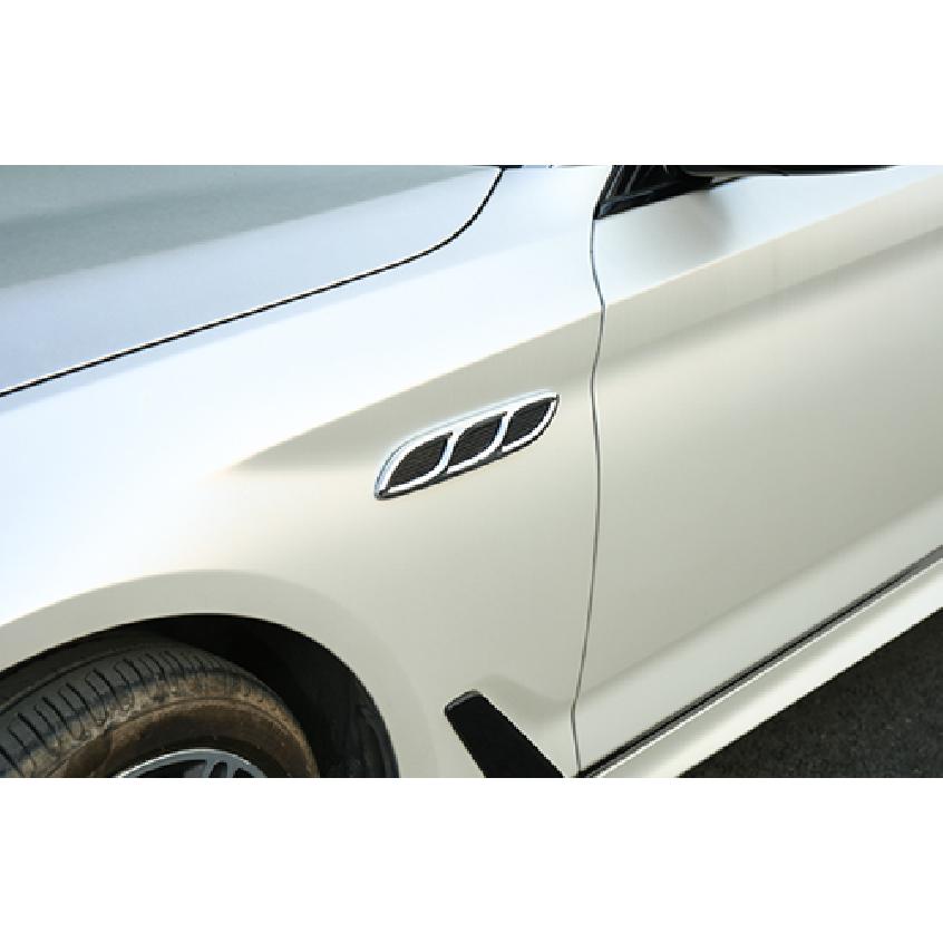 Fit For BMW X3 G01 2018- Chrome ABS Front Side Vent Fender Cover Trim