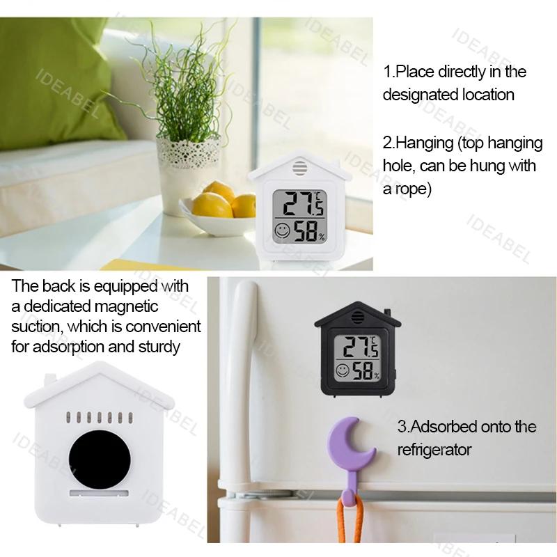 6-10PCS Indoor Thermometer LCD Digital Temperature Room Hygrometer Gauge Sensor Humidity Meter Indoor Thermometer Temperature