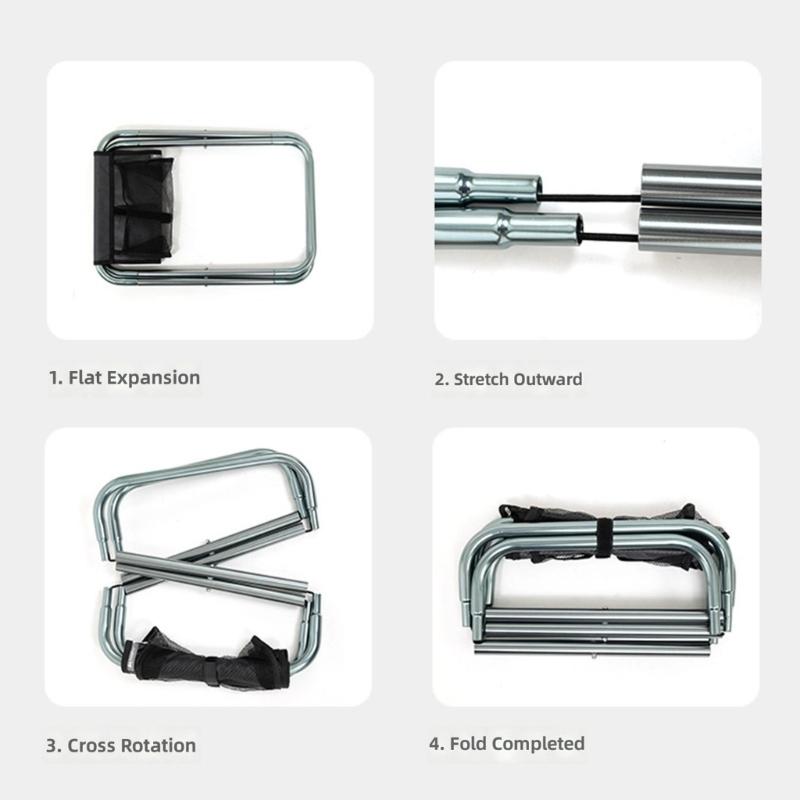 Multipurpose Aluminum Construction Folding Stool For Artists Photographers And Outdoor Event Attendees Fishing Chair