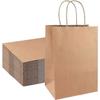 25 Gift Bags 8 Inches X 4.2 Inches X 10.6 Inches Kraft Paper Bags with Handles Thick Kraft Paper Bags Brown Paper Bags