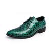 2025 Luxury Banquet Dress Shoes High-end Red Men's Glossy Business Shoes Designer Brand Men's Brogue Shoes Versatile Trendy