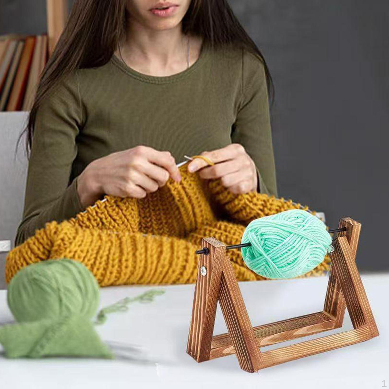 

Держатель пряжи для вязания крючком, нити, портативные аксессуары, органайзер для мотков для рукоделия, шитья, DIY 14cmx22cmx1.5cm