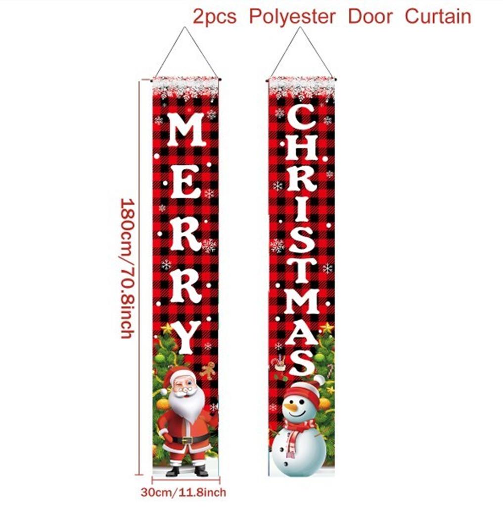 Christmas Nutcracker Shaped Door Couplet Navidad Natal Noel Wall Hanging Merry Christmas Decorations For Home 2025 New Year 2025