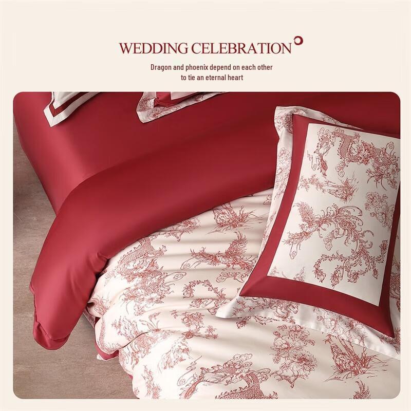 

Mercury Home Textiles 60-Count Long-Staple Cotton 4-Piece Bedding Set