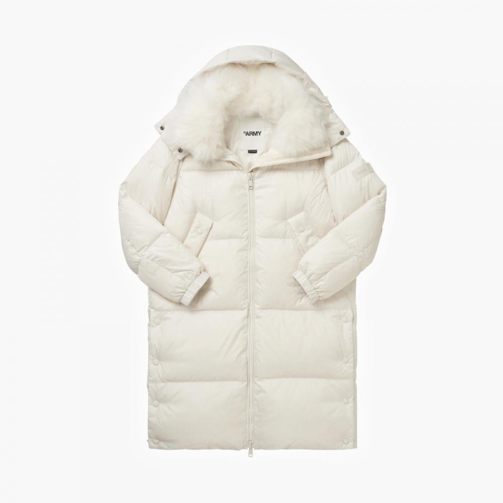 EveS Salomone 24w23wfm06000m07w A1029 Army Ram Collar Logo Logo Long Women S Padding