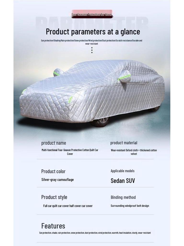 Subaru Outback All-Weather Car Cover: Sun, Rain, Dust Protection with Heat Insulation