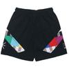 Li-Ning Printed Knit Competition Sports Casual Shorts Men Bottoms Black AAPR349-1
