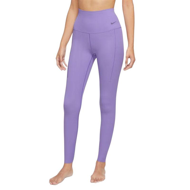 Nike Logo Embroidered Slim Fit Training Pants Women Pants Purple DQ6016-567