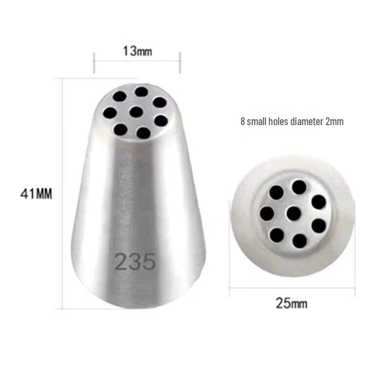 Qiwai Stainless Steel Baking Decorating Tip Set
