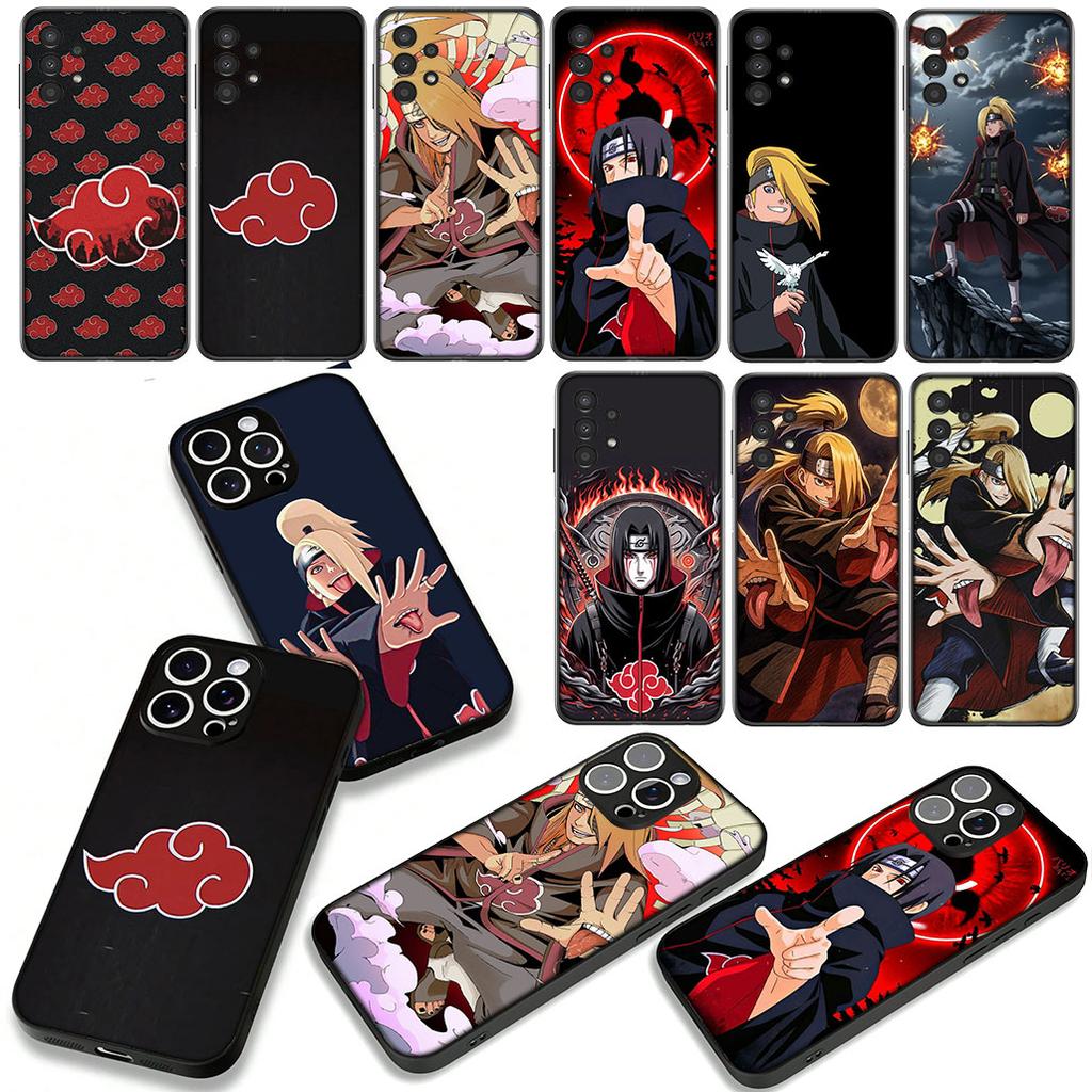 for Motorola Moto G04 G13 G14 G22 G23 G32 G34 G35 G64 G82 G84 G53 G72 E14 E15 E13 Case Akatsuki Deidara Narutos Uchiha Itachi