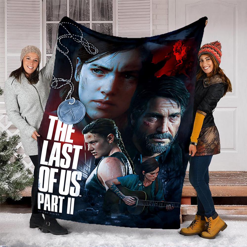 

1 шт. Фланелева ковдра The Last of Us для вулиці, для дівчат, м яка, легка, ідеально підходить для кемпінгу та подарунків, цифрова 150x200cm