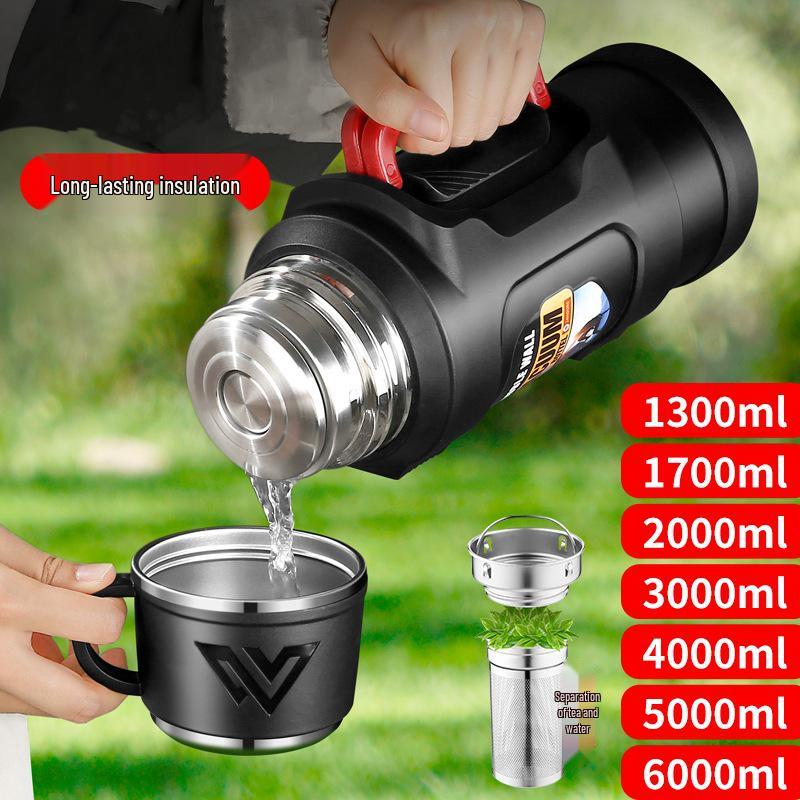 Stainless Steel 316 Insulated Travel Water Bottle Kettle with Press-Top