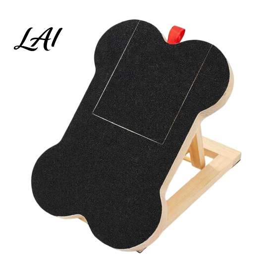Dog Nail Scratch Pad Adjustable Board with Treat Box Wooden Pet File Puppy Care Tool Pad Interactive Toy for Stress-free Paw Large Dogs