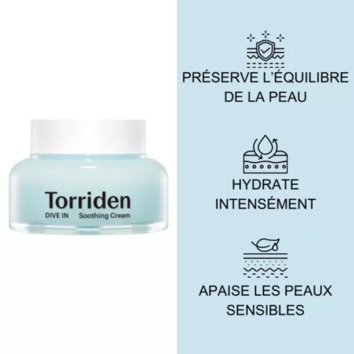 Torriden Crème Apaisante à l'Acide Hyaluronique 100 ml