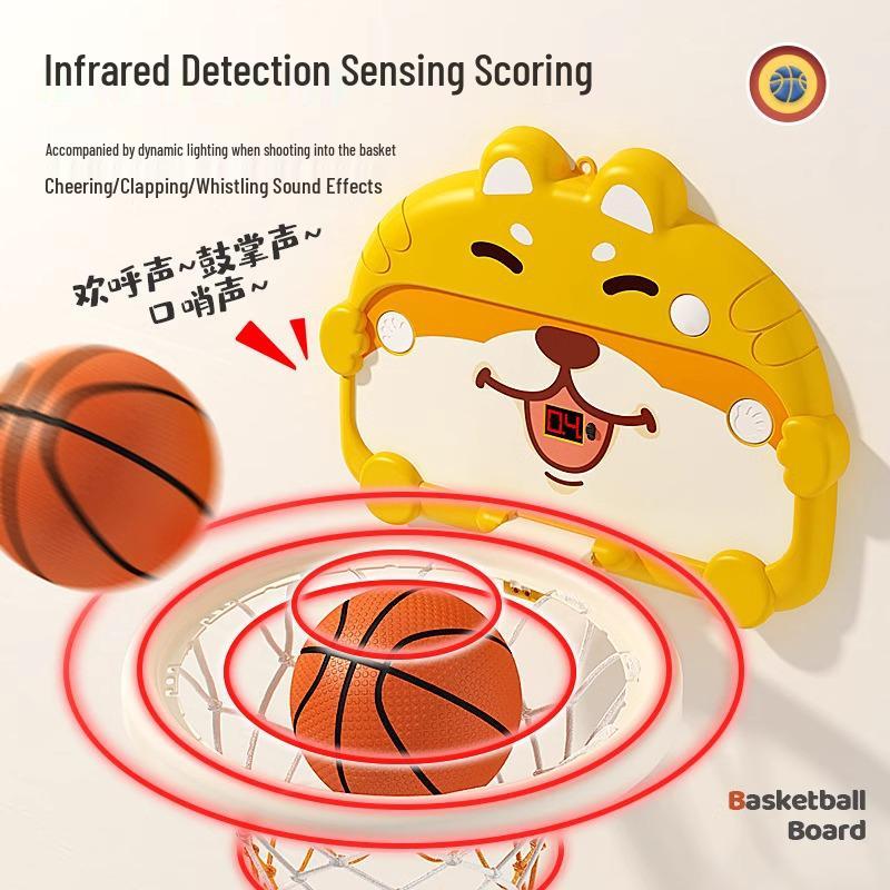 Indoor Kids' Basketball Hoop Toy for Parent-Child Play