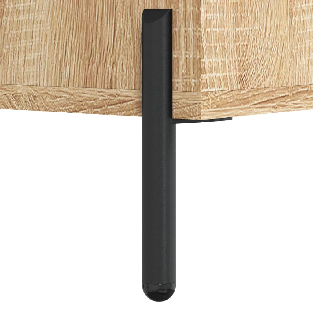  Coffee Table, Sonoma Oak, 50x50x40 Cm, Wood-based Material