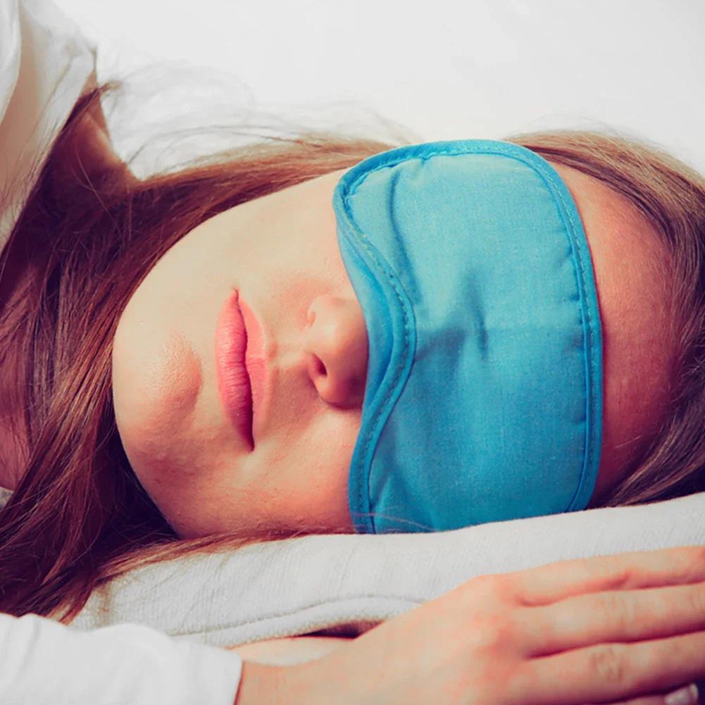 10Pcs Comfortable Sleep Eye Mask Shade Cover Blindfold Night Sleeping Travel Aid Sleeping Mask Blindfold Eyepatch Sleepmasker
