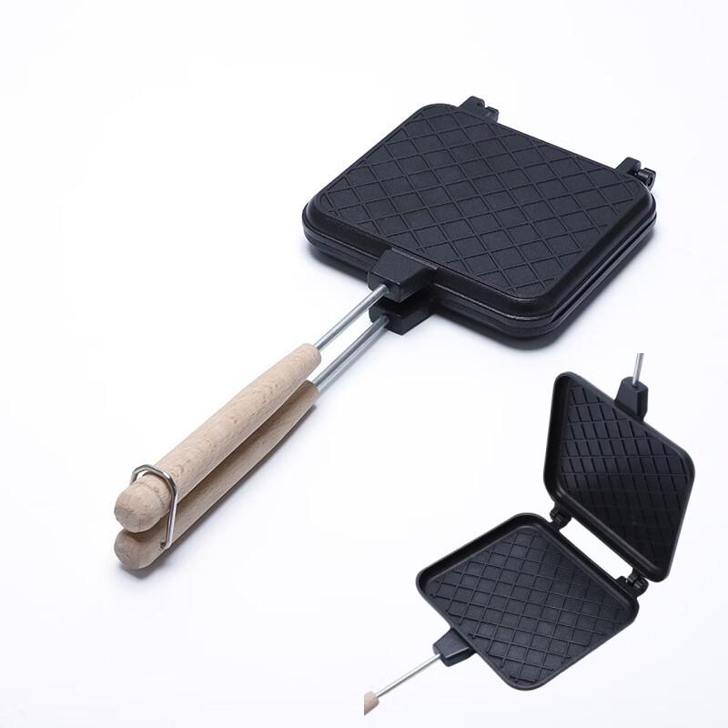Double-Sided Plaid Sandwich Grill Pan