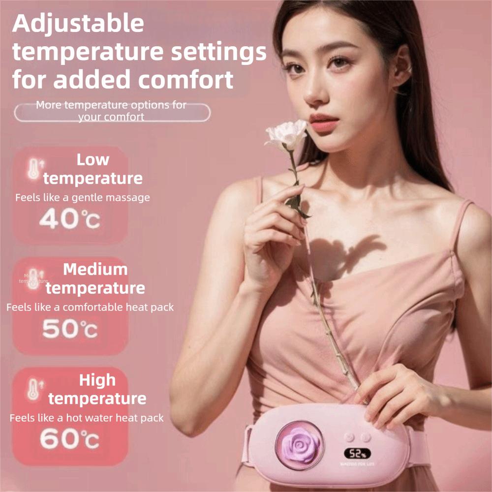 Warmth Abdomen Waist Heating Massage Pad Electric Heating Belt for 5V1800mAh for /Office/Travel