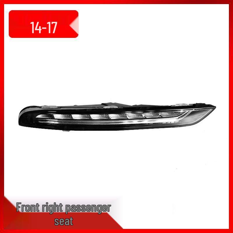 

Compatible with Porsche Macan: LED Fog Lights & Front Bumper Daytime Running Lights with Turn Signals. Single Pack-Porsche Macan (Import)