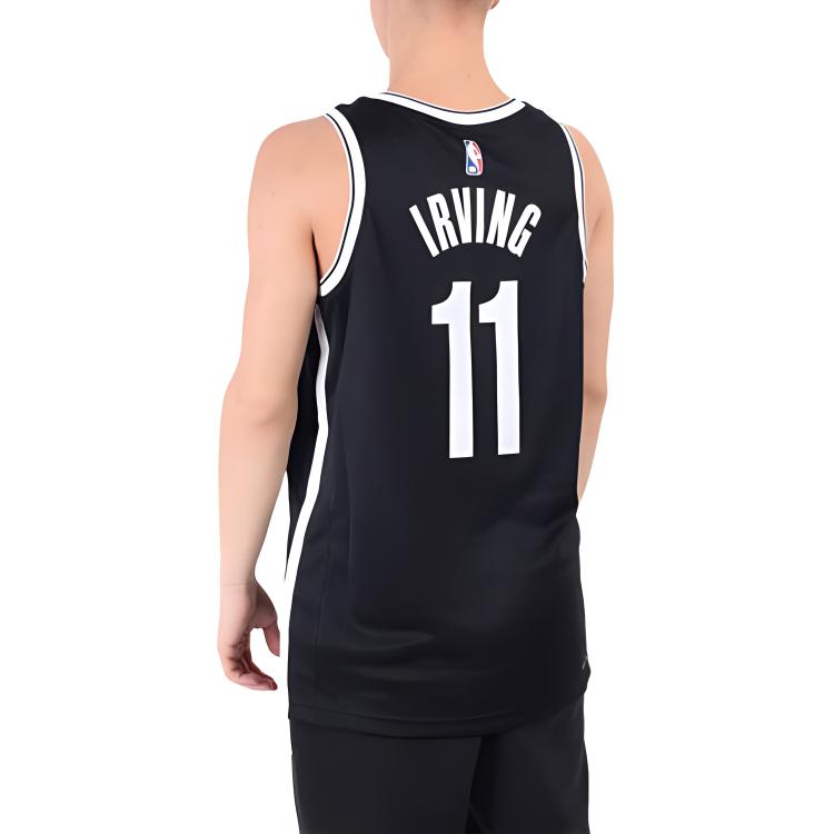 Nike Casual Sports Suit Brooklyn Nets Kyrie 11 Jersey Training Breathable Vest Kids Suit Black 3Z2B7BZ2P-NYNKI