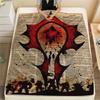 1pz Coperta in Flanella con Stampa Warcraft, Alta qualità Confortevole per Tutte le Stagioni, Decorazione per la Casa, Calore e Comfort, Perfetta per Regali di Natale