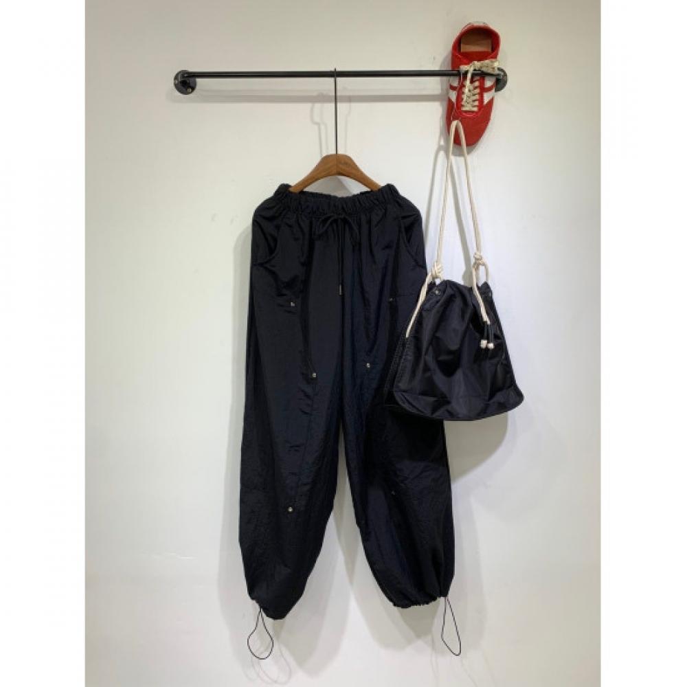 C S In The Room roSy Bazarak Stud Two Way StrIng bandIng Wide pantS 3Color