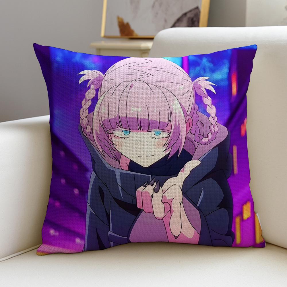 Romantic CCall of the NightS Cushion Cover Breathable and skinfriendly linen pillowcase square removable and washable cushion