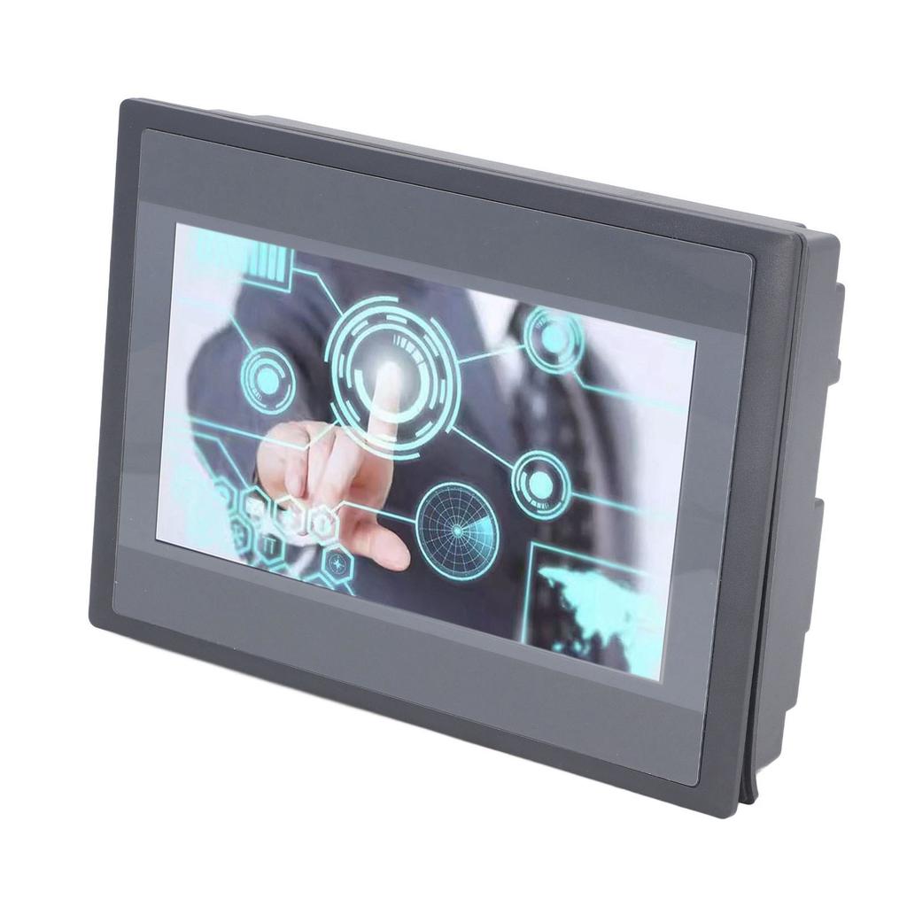 HMI Touch Screen 7in TFT LCD Display PLC Control Screen 12 in 8 Out DC 24V 5A Relay Output for
