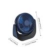 Air Turbo Tech Mini Portable Desk Fan Energy-Saving USB Rechargeable Fan  Outdoor