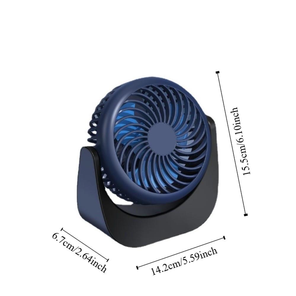 Air Turbo Tech Mini Portable Desk Fan Energy-Saving USB Rechargeable Fan Outdoor