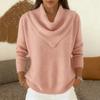 Rollkragenpullover für Damen Langarm Pullover Strickoberteil Feiertagspullover für Damen Schicker Damen Feiertagspullover Feiertagspullover