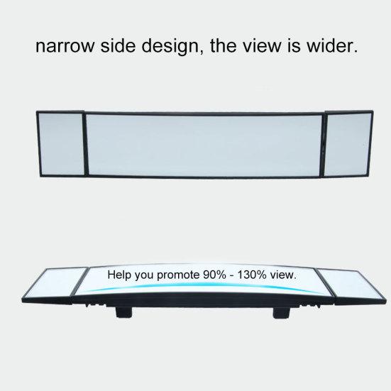 1Pc Trifold Blind Detachable ABS Spot Mirror Universal Glass for Vehicles Car